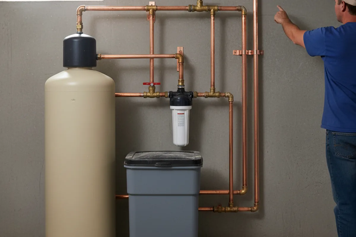 Whole-house water treatment system installed in Woolwine
